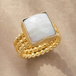 Gossamer Square Ring
